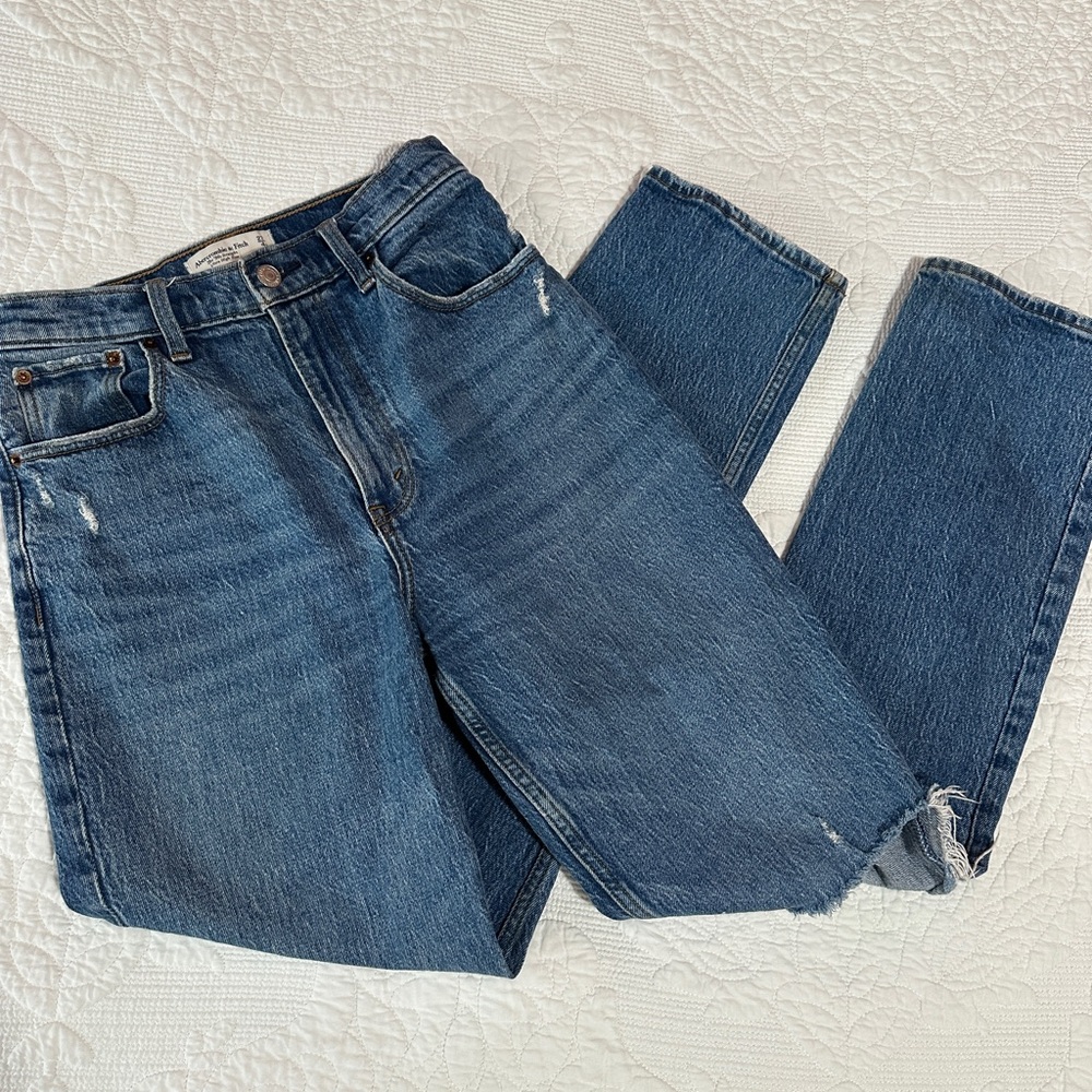 Abercrombie & Fitch, ‘90s Straight Ultra High Rise, Curve Love, 27/4R